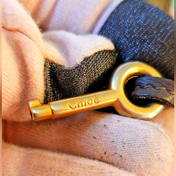 👜 Chloé Paddington Brown Long Wallet 100% Genuine Cow & Lambskin Leather 🔑 - Picture 4 of 16